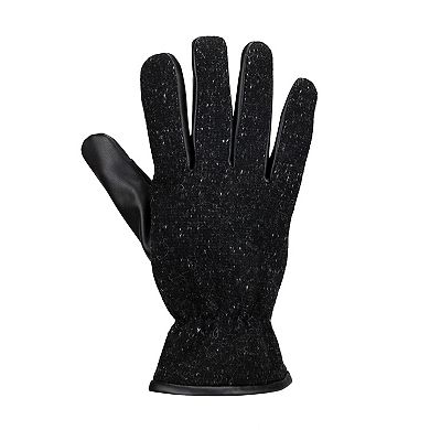 Men's Dockers Touchscreen Heathered Felt Winter Gloves