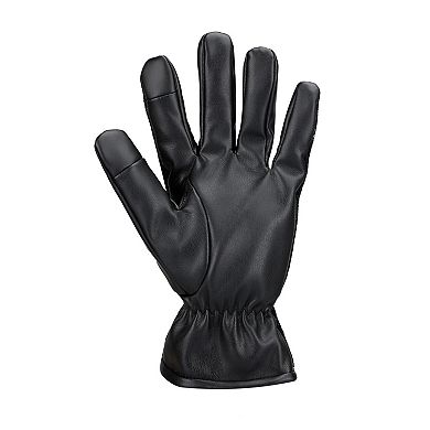Men's Dockers Touchscreen Heathered Felt Winter Gloves