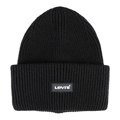 Men's Levi's® Triple Roll Cuff Beanie with Rubber Logo Patch