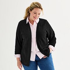 Croft and barrow plus size sweaters sales
