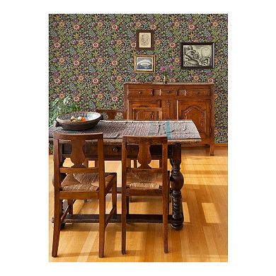 Brewster Home Fashions Voysey Floral Wallpaper
