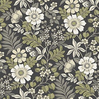 Brewster Home Fashions Voysey Floral Wallpaper