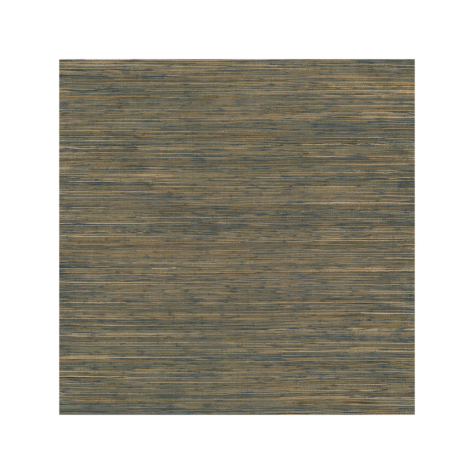 Brewster Home Fashions Shuang Handmade Grasscloth Wallpaper, Blue