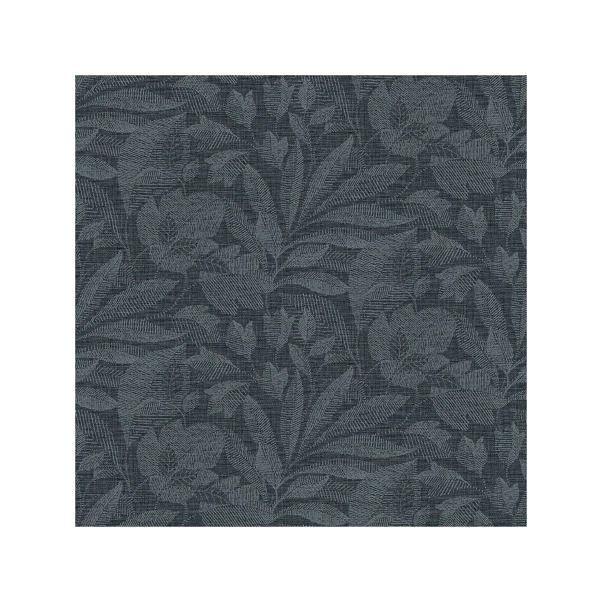 Brewster Home Fashions Lei Leaf Wallpaper, Blue