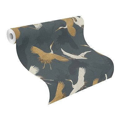 Brewster Home Fashions Kusama Crane Wallpaper