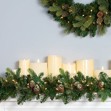 National Tree Company Artificial Carolina Pine Wreath & Garland Set