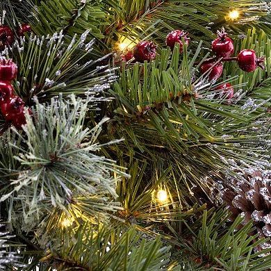 National Tree Company Artificial Iced Berry Pine Wreath & Garland Set