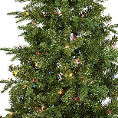 National Tree Company 7.5-ft. Pacific Mixed Pine Pre-Lit Multi-Color Lights Artificial Christmas Tree