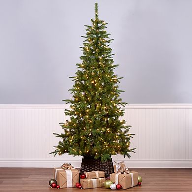 National Tree Company Pacific Mixed Pine 7.5-ft. Pre-Lit Artificial Christmas Tree