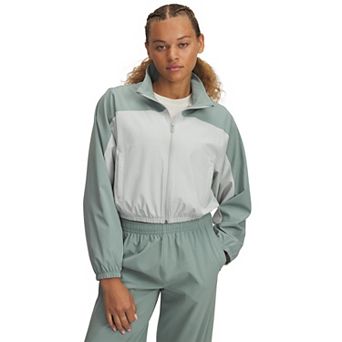 Women's Under Armour Rival Woven Crop Jacket