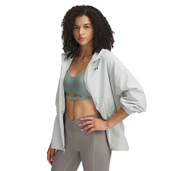 Women's Under Armour Rival Woven Oversized Jacket