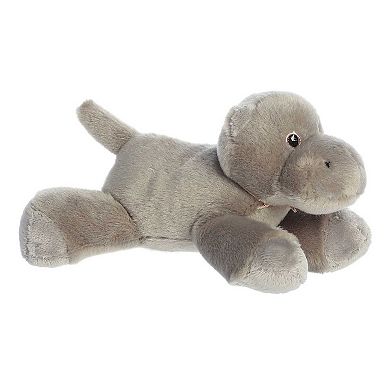 Aurora Small Grey Eco Nation Eco Softies 8" Hippo Eco-friendly Stuffed Animal