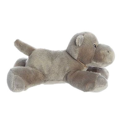Aurora Small Grey Eco Nation Eco Softies 8" Hippo Eco-friendly Stuffed Animal