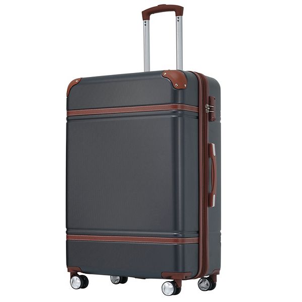 Merax Luggage with TSA lock , Expandable Lightweight Suitcase Spinner Wheels, Vintage Luggage