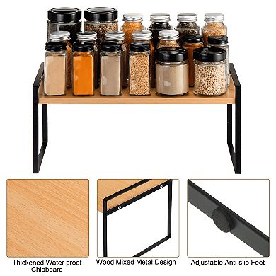 Kitchen Organizer, Spice Racks Countertop Shelves For Kitchen Table, Cupboard And Pantry
