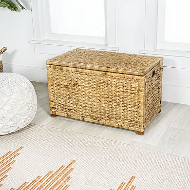 Anada Wicker Weave Storage Trunk