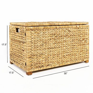 Anada Wicker Weave Storage Trunk