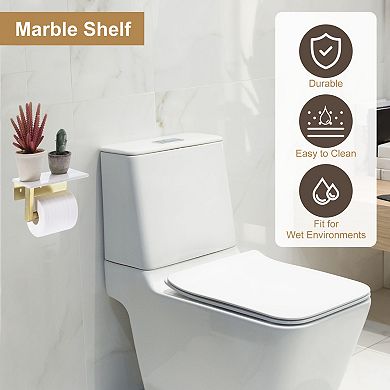 Toilet Paper Holder Wall Mounted Toilet Paper Holder Tissue Roll Holder for Bathroom