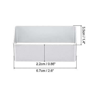 Metal Cookie Cutters Set, Aluminum Alloy Rectangle Cookie Cutter For Homemade Cookie Sandwich