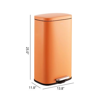 Curtis 8-gallon Step-open Trash Can