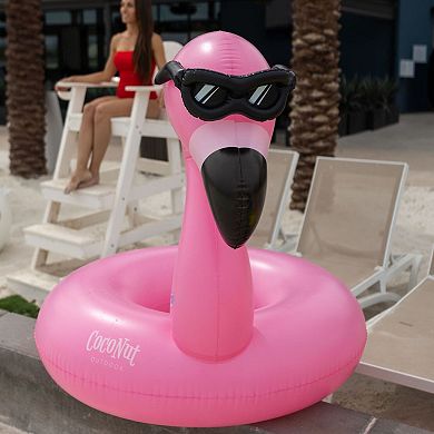 Coconut Outdoor Flamingo With Shades Pool Float