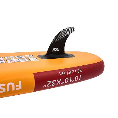 Aqua Marina Fusion 10'10" Inflatable Stand Up Paddle Board with Paddle, Leash, Backpack, and Pump