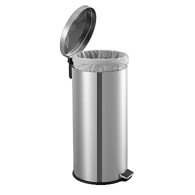 Oscar 8-gallon Step-open Trash Can With Free Mini Trash Can