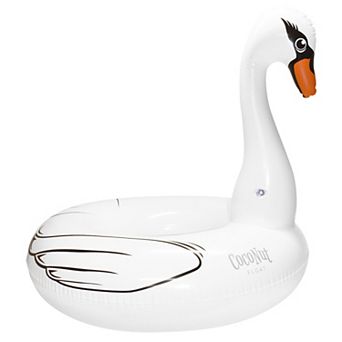 Coconut Outdoor Majestic White Swan Pool Float