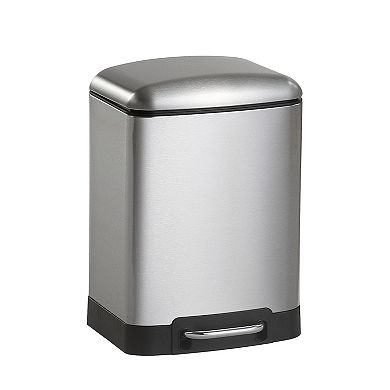 Ashley Rectangular 8-gallon Trash Can With Soft-close Lid With Free Mini Trash Can