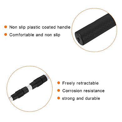 6.2ft Aluminium Alloy Telescopic Landing Pole Round Folding Fishing Net
