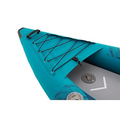 Aqua Marina Steam 412 Inflatable Versatile 13'6" Whitewater Kayak, 2 Person