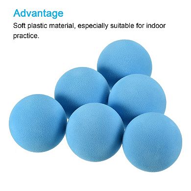 Golf Foam Balls, 10Pcs EVA Sponge 42mm Exercise Flight Swing Practice for Training
