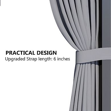 Aoodor Gazebo Curtain Replacement - Universal 4-panel Sidewalls 10' X 12'(curtain Only)