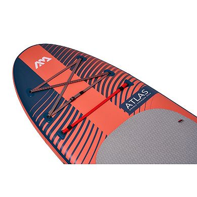 Aqua Marina Atlas 12' Inflatable Stand Up Paddle Board with Paddle, Leash, Backpack and Pump