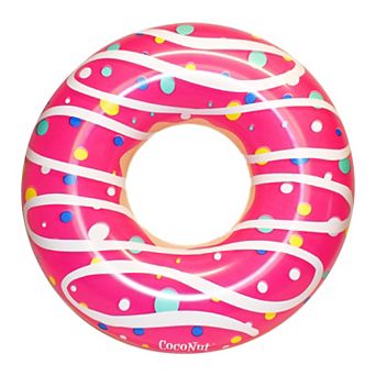 Coconut Outdoor Sprinkled & Glazed Donut Pool Float