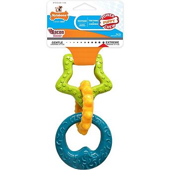 Nylabone Teething Rings - Bacon Flavor