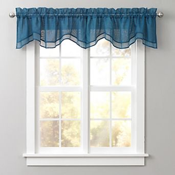 Brylanehome Bh Studio Sheer Voile Layered Valance