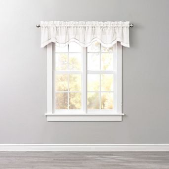 Brylanehome Bh Studio Sheer Voile Layered Valance