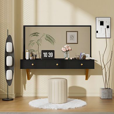 Multi-purpose Wall-mounted Vanity Table