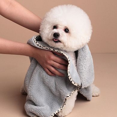 PET’S FAVORITE TOWEL, Premium High Quality Microfiber Pet Towel, 2 Pack