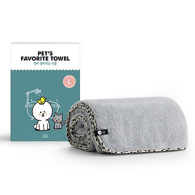 PET’S FAVORITE TOWEL, Premium High Quality Microfiber Pet Towel, 2 Pack