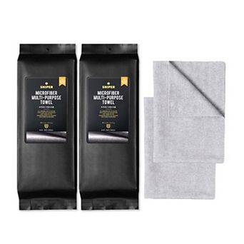 Sniper Premium Microfiber Multi-purpose Towel, Made In Korea, 2 Pack