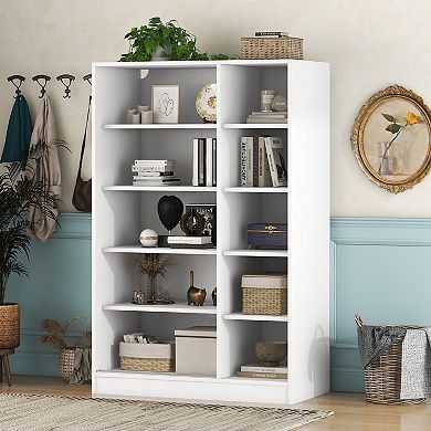 3-door Shutter Wardrobe With Shelves