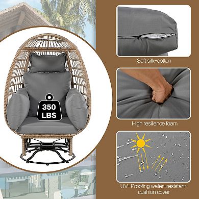 Merax Outdoor Swivel Chair