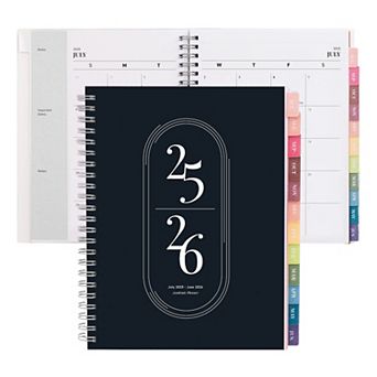 Rileys & Co 2025-2026 12-month Academic Weekly & Monthly Agenda Planner