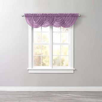 Brylanehome Bh Studio Sheer Voile Toga Valance