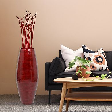 Decorative Bamboo Floor Vase for Home Decor