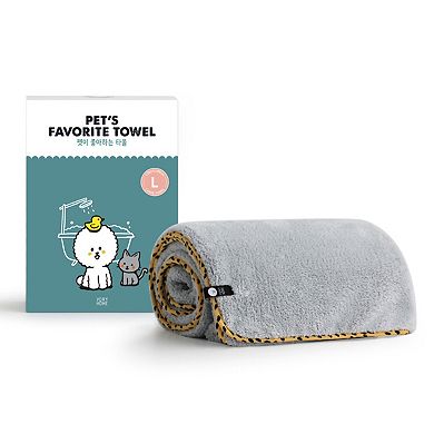 PET’S FAVORITE TOWEL, Premium High Quality Microfiber Pet Towel, 2 Pack