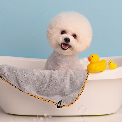 PET’S FAVORITE TOWEL, Premium High Quality Microfiber Pet Towel, 3 pack