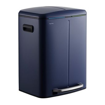 Marco Rectangular 10.6-gallon Double Bucket Trash Can With Soft-close Lid